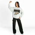 thumbnail image 3 of Women's Gameday Couture  Ash Purdue Boilermakers Rally Ready Premium Fleece Camo Sweatshirt, 3 of 5