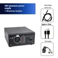 thumbnail image 1 of 48V Phantom Power Supply Microphone Cable for Any Condenser Microphone Music Recording Equipment with Shield 3.5mm Cable, 1 of 7
