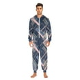 thumbnail image 3 of FORMRS Onesies Pajama for Adults Unisex Hoodie Winter Jumpsuit One Piece Sleepwear, Sizes S-2XL, Black Stripes, 3 of 7