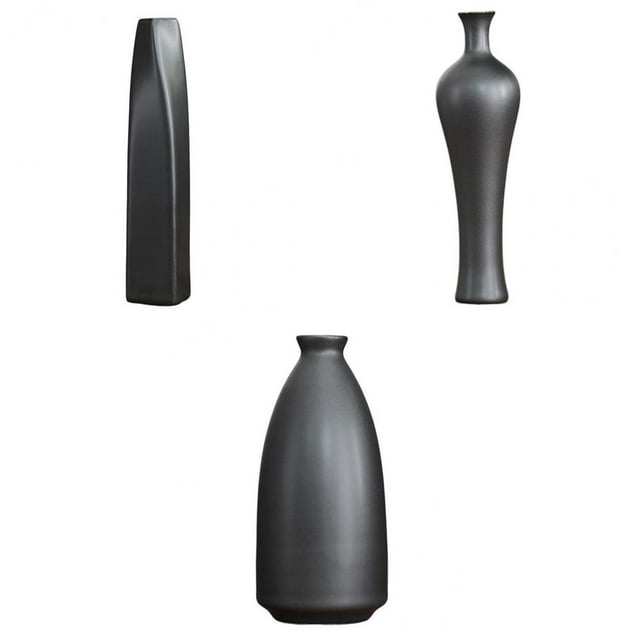 3 x Minimalism Ceramic Flower Vase Flower Pot Housewarming Gift Decoration Style D