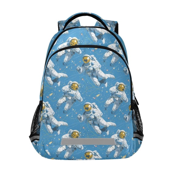 ALAZA Astronaut Space Cartoon Backpack Elementary School Bag Bookbag Travel Rucksack