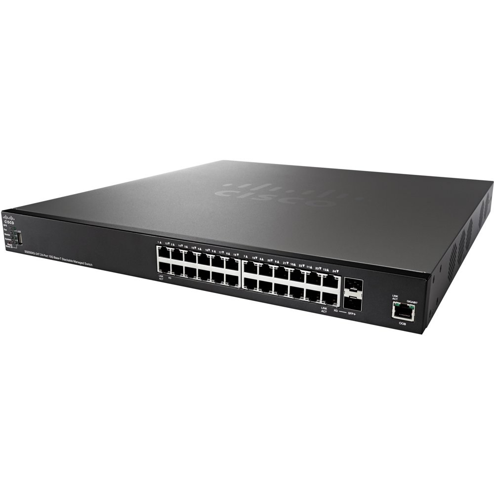 Cisco SG550XG24T 24Port 10GBaseT Stackable Managed Switch Walmart