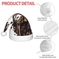 thumbnail image 4 of Honeii Skeleton Dance with Mushrooms Print Hat Santa Claus Hat For Xmas Party, Christmas Caps For Boys Girls Child,Christmas Beanie, 4 of 6
