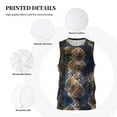 thumbnail image 3 of Rocae Watercolor Snake Skin for Men's Basketball Jersey Lightweight and Breathable Athletic Tank Top,Quick-Drying Sports Jersey, 3 of 9
