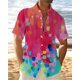 thumbnail image 3 of Nuevas camisas hawaianas para hombre, camisas casuales de verano con estampado 3D de atardecer, camisas de manga corta con solapa, blusas de calle, ropa para hombre y mujer, 3 of 5