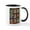 White/Black Inside, variant on CafePress - Day Of The Dead Sugar Skulls Collection Mugs - 11 oz Ceramic Mug - Novelty Coffee Tea Cup