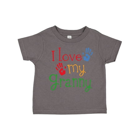 

Inktastic I Love My Granny Gift Toddler Boy or Toddler Girl T-Shirt