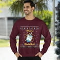 thumbnail image 3 of Christmas Sweatshirt, Happy Hanukkah Festive Dreidel Sweatshirt, Unique Jewish Holiday Sweatshirt, Cute Dreidel Gift for Men and Women, 3 of 5
