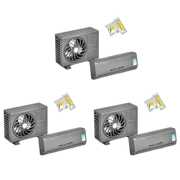 3X Mini Air Conditioner Model Aromatherapy Car Air Outlet Fragrance Interior Decoration Perfume Long-Lasting Ornaments A