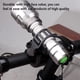 thumbnail image 5 of Speravity Soporte para linterna de bicicleta, soporte para manillar de bicicleta de montaña giratorio de 360 grados, soporte para linterna Gafas de moto, 5 of 6