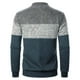 thumbnail image 4 of Suéteres DecSea para hombre, cárdigan, sudadera, sin capucha, con cremallera, cuello alto, ligeros, 4 of 4