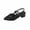 Black Sandals for Women, variant on hopeusnice Lace Pointed Toe Slingback Block Heel Sandal Women Dressy Wedding Evening Shoes Beige 36