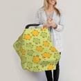 thumbnail image 3 of Fotbe Cute Turtle Pattern Car Seat Covers for Babies, Nursing Breastfeeding Cover Infant Carseat Canopy, Soft Stretchy Carrier Cover, 3 of 9