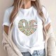 thumbnail image 2 of Camisetas de Manga Corta para Mujeres, Camiseta de Cuello Redondo Impresa de Moda, Primavera Y Verano Casual, 2 of 8