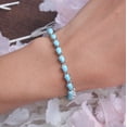 thumbnail image 4 of Turquoise Pear Wedding Tennis Bracelet, Pear Shaped Bracelet,Anniversary Gift, Birthstone Jewelry, Gifts, 4 of 4
