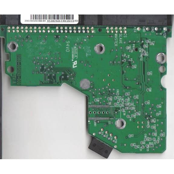 WD400BB-75JHA0, 2061-001292-000 AH, WD IDE 3.5 PCB