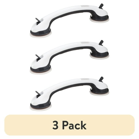 (3 pack) Equate Bed and Bath Grip Bar Bathtub and Shower Handle, 16.5"