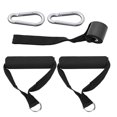 thumbnail image 1 of Hweilai 5pcs Exercise Set Workout Handles Door Anchor Carabiner Hooks for Exercise Resistance Bands Cable Machines, 1 of 6
