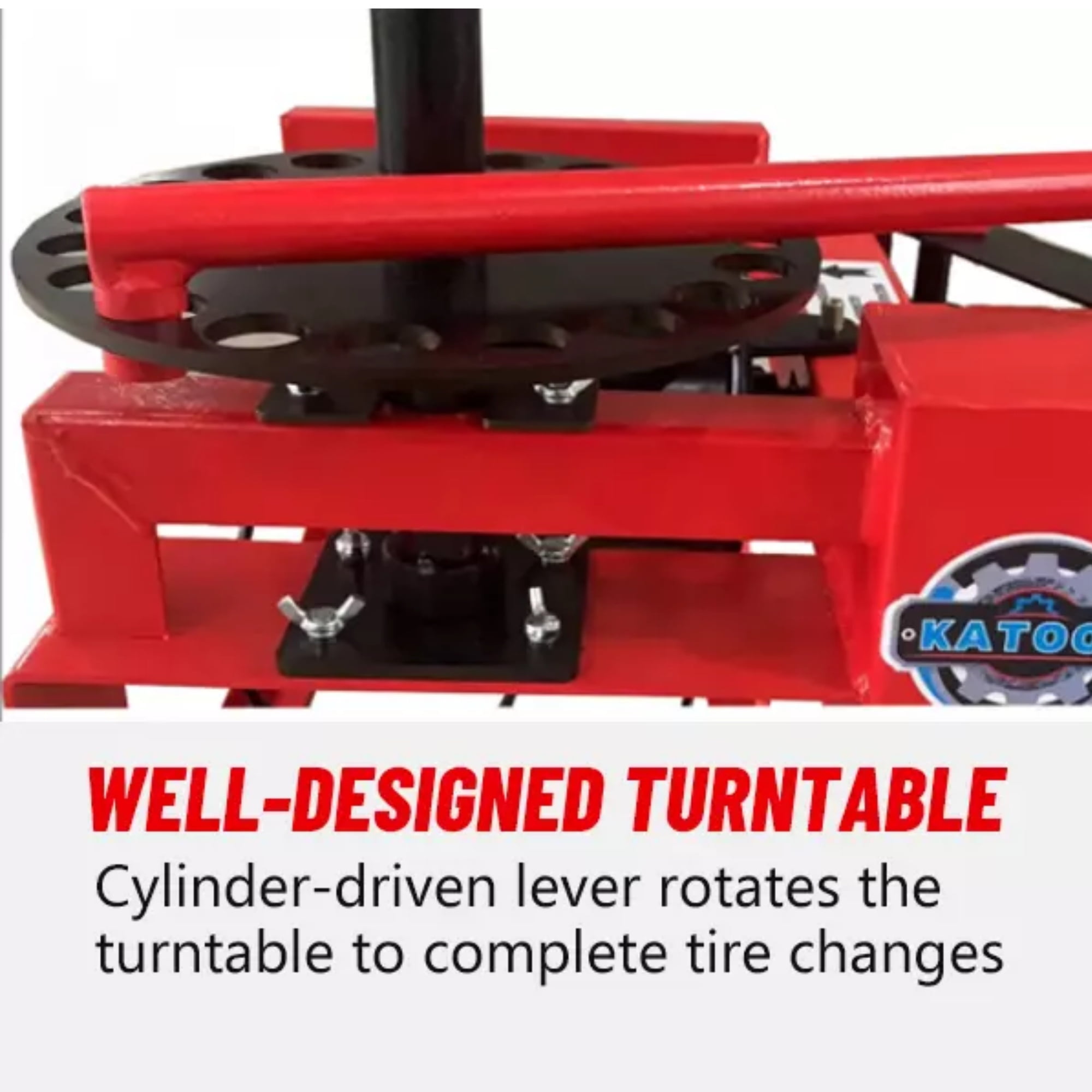 KATOOL KT-2002 Manual Tire Changer Kit with Pre-Drilled Disc Inner Holes