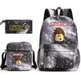 thumbnail image 5 of ROBLOXing Backpack Children Anime Cartoon School Bag Bookbag Men Women Travel bags Mochila Daily Rucksack, 5 of 5