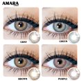 thumbnail image 3 of AMARA lentes OMG serie marrón contactos de ojos para ojos hermosa pupila 2 pares, 3 of 4