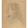thumbnail image 2 of Ernst Josephson 20x22 Black Ornate Framed Double Matted Museum Art Print Titled: Anna Josephson, 2 of 5