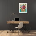 thumbnail image 3 of Moore, Regina 26x32 White Modern Wood Framed Museum Art Print Titled - Boheme Floral I, 3 of 4
