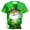 07-Green, variant on IWRICH St Patrick's Day T Shirt for Men Short Sleeve 3D Graphic Funny Irish Clover Tees Shamrock Festival Party Tops 07-Green XL