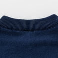 thumbnail image 6 of Eltusu Boys Winter Sweaters, Warm Cotton Long Sleeve Casual Kids Tops Navy Size 5 T, 6 of 8