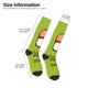 thumbnail image 2 of Fotbe Fresh Sushi Calcetas Divertidas Estampadas para Hombre y Mujer, Calcetas de Algodón hasta la Rodilla para Caminar, Correr, Enfermería y Embarazo, 2 of 6