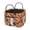 Black White Cat Autumn, variant on HELLHERO Brown Patchwork Print Soft Storage Hamper, Large Capacity Quilted Storage Basket Polyester Quilted Laundry Basket for Bedroom