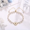 thumbnail image 5 of Boho Gold Star Pearl Chain Bracelets For Women Girls Adjustable, 5 of 5