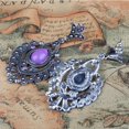 thumbnail image 4 of Pendientes colgantes de cristal de flor de joyería e bohemio para mujer Zulema  Pendientes, 4 of 7