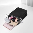 thumbnail image 4 of Bolsos de teléfono Mini bolso cruzado monedero pequeños bolsos compactos cartera de pasaporte bolsos de soporte de teléfono bolso de hombro para mujeres niñas oso de fresa Juguete, 4 of 4