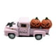 thumbnail image 2 of Camión de aleación de Halloween, modelo de decoración de mesa de Halloween, regalo aterrador con 2 calabazas, coche Rosa, 2 of 9