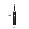 thumbnail image 3 of Binmer Toothbrush,Low Noise, Portable, Smart Timer Toothbrush IPX7 Water Toothbrush Vibration,8 Cleaning Modes, 4 Brush Head Toothb, 3 of 7