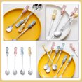 thumbnail image 4 of 4 cucharas con forma de dibujos animados, cucharas para helado, cucharas de café y cucharas de postre., 4 of 5