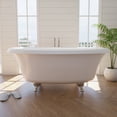 thumbnail image 2 of Barrett 72 Inch Double Ended Clawfoot Air Massage Tub - Made in USA, 2 of 2