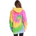 thumbnail image 3 of #followme Tie Dye Pullover Hoodie for Men and Women Fleece Hooded Sweatshirt (Tie Dye Pastel, X-Large), 3 of 3