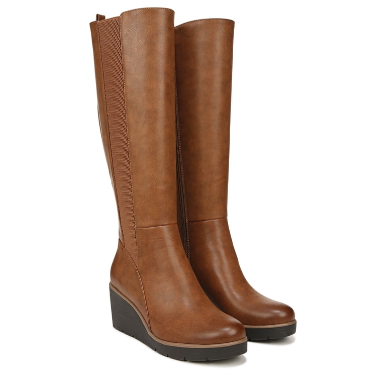 SOUL Naturalizer Womens Adrian Knee High Wedge Boots - Medium