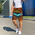 thumbnail image 6 of Sikiie Butterfly Alighted On Sunflowers Mens Pajama Shorts, Lounge Pant, Men's shorts，Sleep Pj Shorts for Men-XX-Large, 6 of 6
