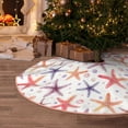 thumbnail image 5 of Disketp Starfish 1 Christmas Tree Skirt, Christmas Tree Decorations, Christmas Decor, Tree Mat Decoration(30-48IN)-48", 5 of 6