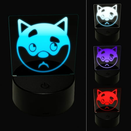 

Husky Dog Face Curious LED Night Light Sign 3D Illusion Desk Nightstand Lamp