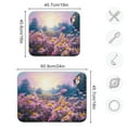 thumbnail image 3 of FREEAMG Dish Drying Mat Spring Flowers Absorbent Dry Mats for Dishes Draining Pad for Kitchen Countertop 16" x 18", 3 of 7