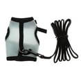 thumbnail image 3 of kurtrusly Hamster Rabbit Guinea Pig Rat Ferret Breathable Mesh Harness Leash Blue L, 3 of 8