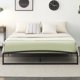 thumbnail image 2 of Cama Full de Metal con Base de Plataforma de 10 Pulgadas – Estructura Robusta de Perfil Bajo en Negro, Soporte de Lamas de Acero Antideslizante y Silencioso, Montaje Sencillo, Sin Base, Almacenamiento, 2 of 6