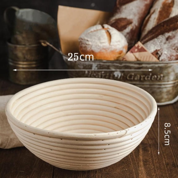 GOODLY Round Oval Long Banneton Brotform Bread Proofing Proving Rattan Basket Bread
