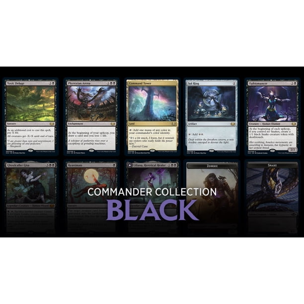 MTG Commander Black Box - Collectible card storage - Walmart