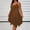 Coffee, variant on TAGOLD Womens Camis Sleeveless Dress Solid Color Crew Neck Loose Irregular Hem Summer