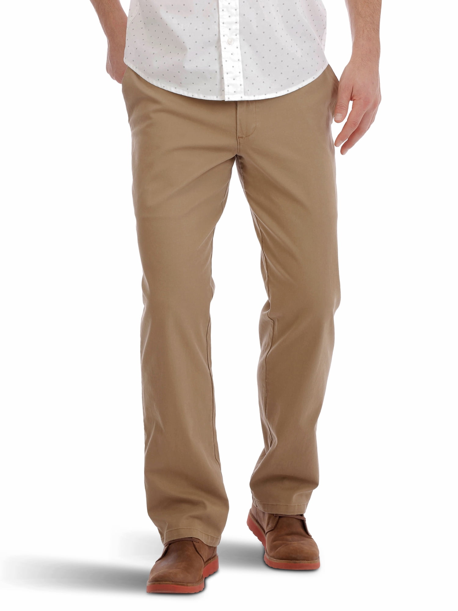 wrangler men's performance series straight fit casual pant